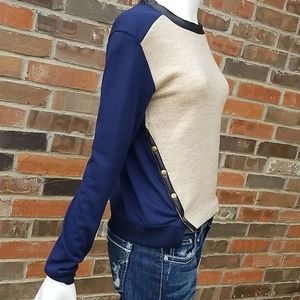 Beautiful Indigo & Sand Sweater!!💙🌼💙